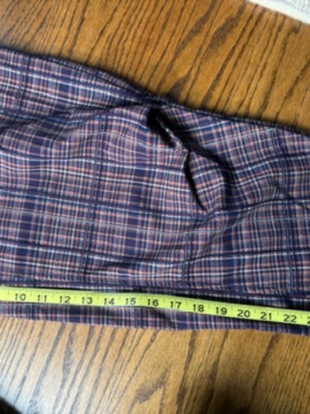 Free People "Nice Choice" Pull on plaid tartan trousers S - Picture 3 of 6